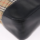 Burberrys Nova Check Tote Bag Canvas Beige Gold Auth bs36452-9