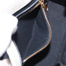 BALENCIAGA Hardware Hand Bag Canvas 2way White Gold 693662 Auth bs36453-23