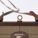 Burberrys Nova Check Shoulder Bag Canvas Beige Gold Auth bs36455-10