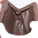 Burberrys Nova Check Shoulder Bag Canvas Beige Gold Auth bs36455-18