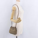 Burberrys Nova Check Shoulder Bag Canvas Beige Gold Auth bs36455-20