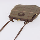 Burberrys Nova Check Shoulder Bag Canvas Beige Gold Auth bs36455-6