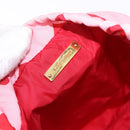 Miu Miu Purse Pouch Nylon Pink Gold Auth bs36456-10