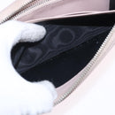 SAINT LAURENT Long Wallet Leather Beige Silver Auth bs36457-17