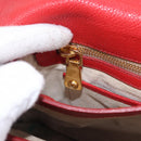 Miu Miu Shoulder Bag Leather Red Gold Auth bs36460-24