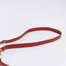 Miu Miu Shoulder Bag Leather Red Gold Auth bs36460-7
