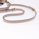 VALENTINO Shoulder Bag Leather 2way Pink Gold Auth bs36461-9