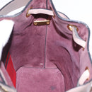 VALENTINO Shoulder Bag Leather 2way Pink Gold Auth bs36461-23