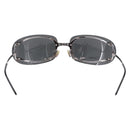 CARTIER Sunglasses Metal Black Silver Auth bs36462V-3