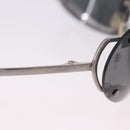 CARTIER Sunglasses Metal Black Silver Auth bs36462V-8