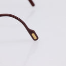 CARTIER Sunglasses Metal Bordeaux Gold Tone Auth bs36463V-6