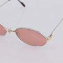 CARTIER Sunglasses Metal Bordeaux Gold Tone Auth bs36463V-8