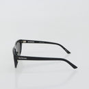 BALENCIAGA Sunglasses Plastic Black White Auth bs36465-4