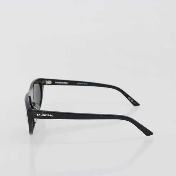BALENCIAGA Sunglasses Plastic Black White Auth bs36465