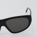 BALENCIAGA Sunglasses Plastic Black White Auth bs36465-7
