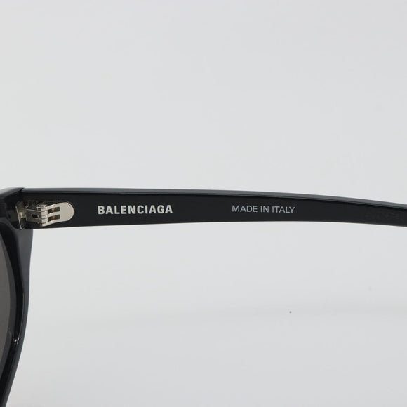 BALENCIAGA Sunglasses Plastic Black White Auth bs36465