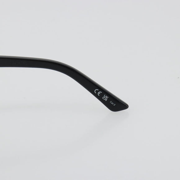 BALENCIAGA Sunglasses Plastic Black White Auth bs36465