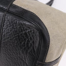 CHANEL Garden Party PM Tote Bag Coated Canvas Beige Silver CC Auth bs36468-14