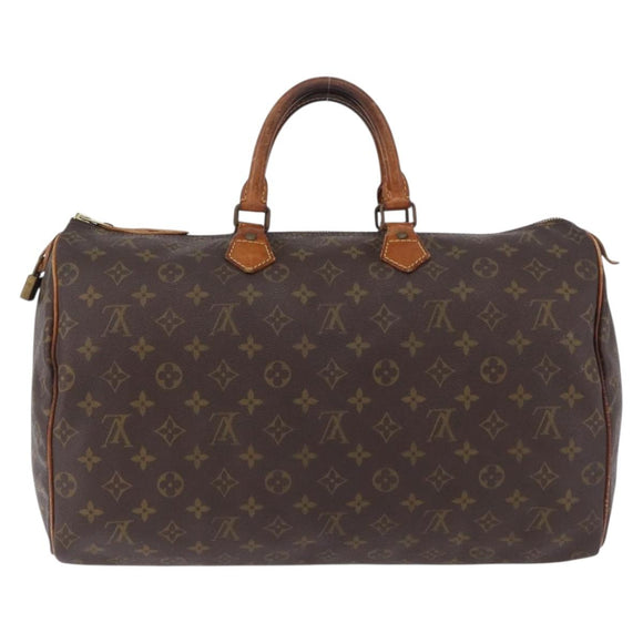 LOUIS VUITTON Monogram Speedy 40 Hand Bag M41522 LV Auth bs36470