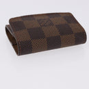 LOUIS VUITTON Damier Ebene Buton de Manchette Cuffs Metal LV Auth bs36471-6