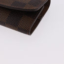 LOUIS VUITTON Damier Ebene Buton de Manchette Cuffs Metal LV Auth bs36471-9