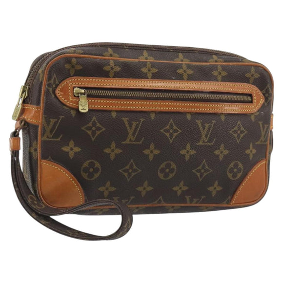 LOUIS VUITTON Monogram Marly Dragonne GM Clutch Bag M51825 LV Auth bs36472