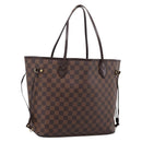 LOUIS VUITTON Damier Ebene Neverfull MM Tote Bag N51105 LV Auth bs36473-1