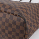 LOUIS VUITTON Damier Ebene Neverfull MM Tote Bag N51105 LV Auth bs36473-16