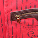 LOUIS VUITTON Damier Ebene Neverfull MM Tote Bag N51105 LV Auth bs36473-21