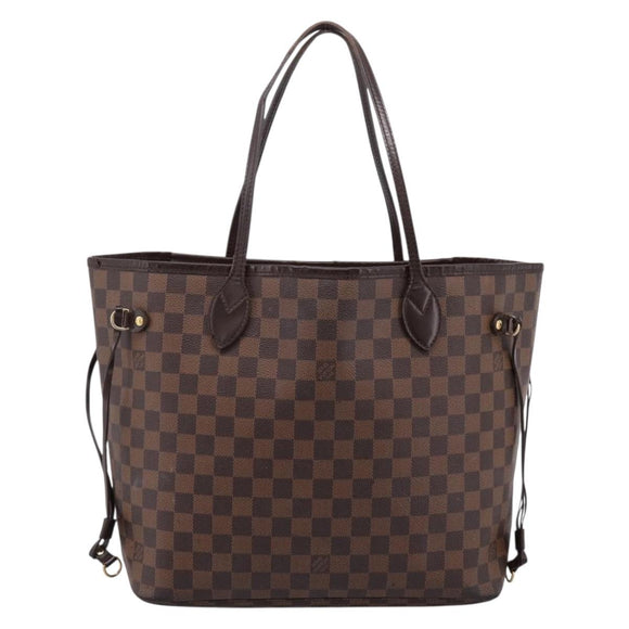 LOUIS VUITTON Damier Ebene Neverfull MM Tote Bag N51105 LV Auth bs36473