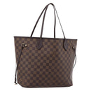 LOUIS VUITTON Damier Ebene Neverfull MM Tote Bag N51105 LV Auth bs36474-1
