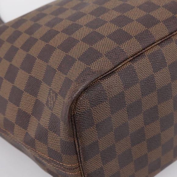LOUIS VUITTON Damier Ebene Neverfull MM Tote Bag N51105 LV Auth bs36474