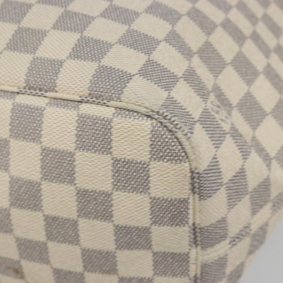 LOUIS VUITTON Damier Azur Neverfull MM Tote Bag N41605 LV Auth bs36475