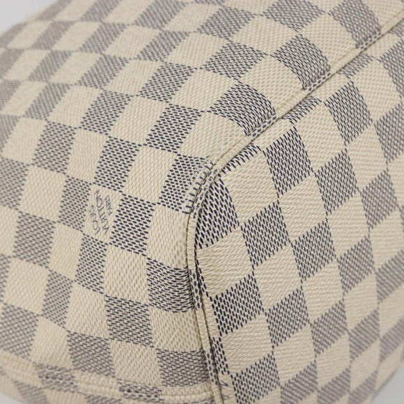LOUIS VUITTON Damier Azur Neverfull MM Tote Bag N41605 LV Auth bs36475