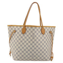 LOUIS VUITTON Damier Azur Neverfull MM Tote Bag N41605 LV Auth bs36475-13