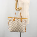 LOUIS VUITTON Damier Azur Neverfull MM Tote Bag N41605 LV Auth bs36475-23