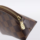 LOUIS VUITTON Damier Ebene Pochette Cosmetic PM Pouch N47516 LV Auth bs36476-8