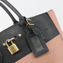 LOUIS VUITTON City Steamer PM Hand Bag Leather Pink Black M51590 LV Auth bs36477-17