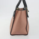 LOUIS VUITTON City Steamer PM Hand Bag Leather Pink Black M51590 LV Auth bs36477-4