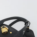 LOUIS VUITTON City Steamer PM Hand Bag Leather Pink Black M51590 LV Auth bs36477-8