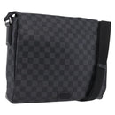 LOUIS VUITTON Damier Grafitte District PM Shoulder Bag N41260 LV Auth bs36478-1