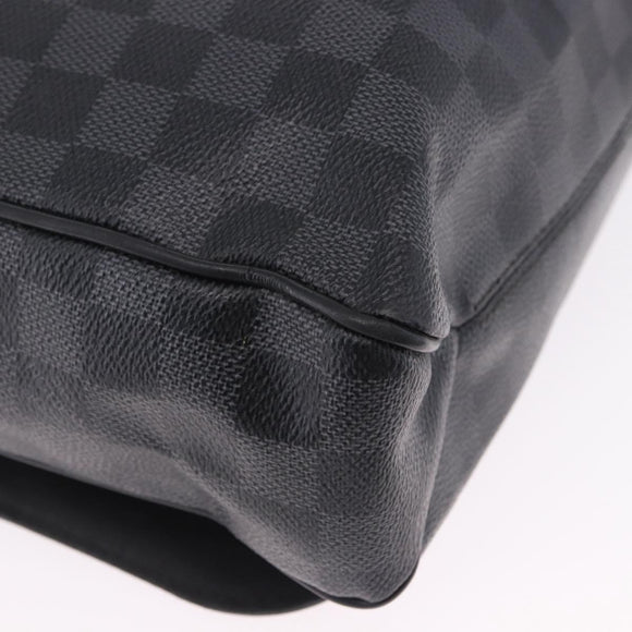 LOUIS VUITTON Damier Grafitte District PM Shoulder Bag N41260 LV Auth bs36478