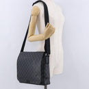 LOUIS VUITTON Damier Grafitte District PM Shoulder Bag N41260 LV Auth bs36478-27
