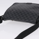 LOUIS VUITTON Damier Grafitte District PM Shoulder Bag N41260 LV Auth bs36478-6