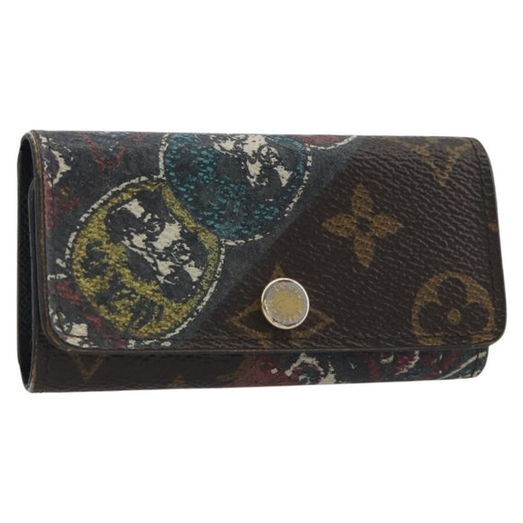 LOUIS VUITTON Monogram Kabuki Multicles 4 Key Case M67252 LV Auth bs36479