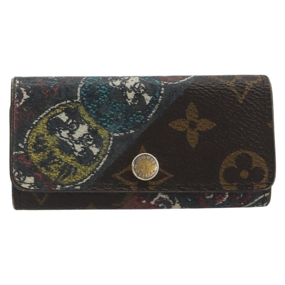 LOUIS VUITTON Monogram Kabuki Multicles 4 Key Case M67252 LV Auth bs36479