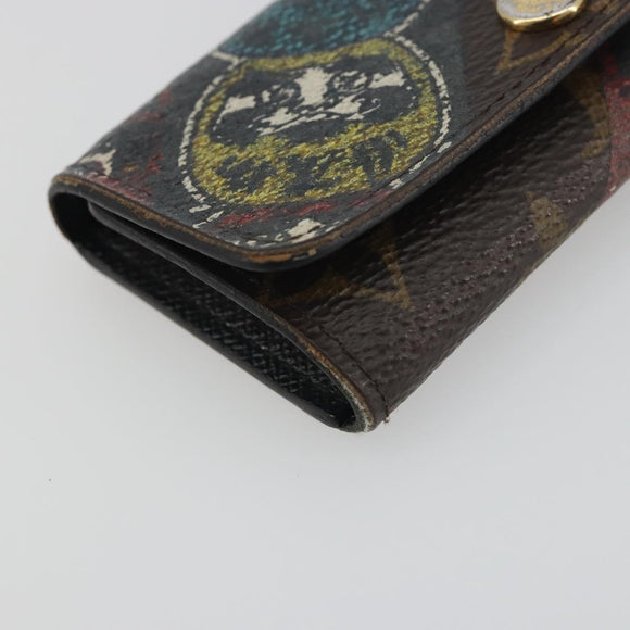 LOUIS VUITTON Monogram Kabuki Multicles 4 Key Case M67252 LV Auth bs36479
