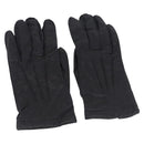 HERMES Gloves Lamb Skin Black Auth bs36480-1