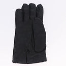 HERMES Gloves Lamb Skin Black Auth bs36480-14