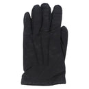 HERMES Gloves Lamb Skin Black Auth bs36480-2